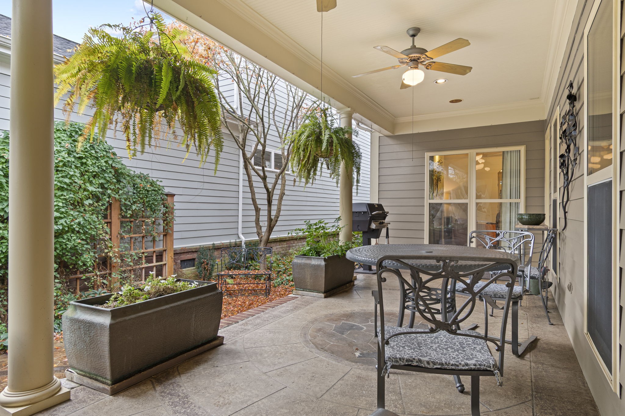 713 Pearre Springs Way Franklin, TN 37064 - Photo 90 of 95 a view of a dining room and kitchen with furniture window and outside view