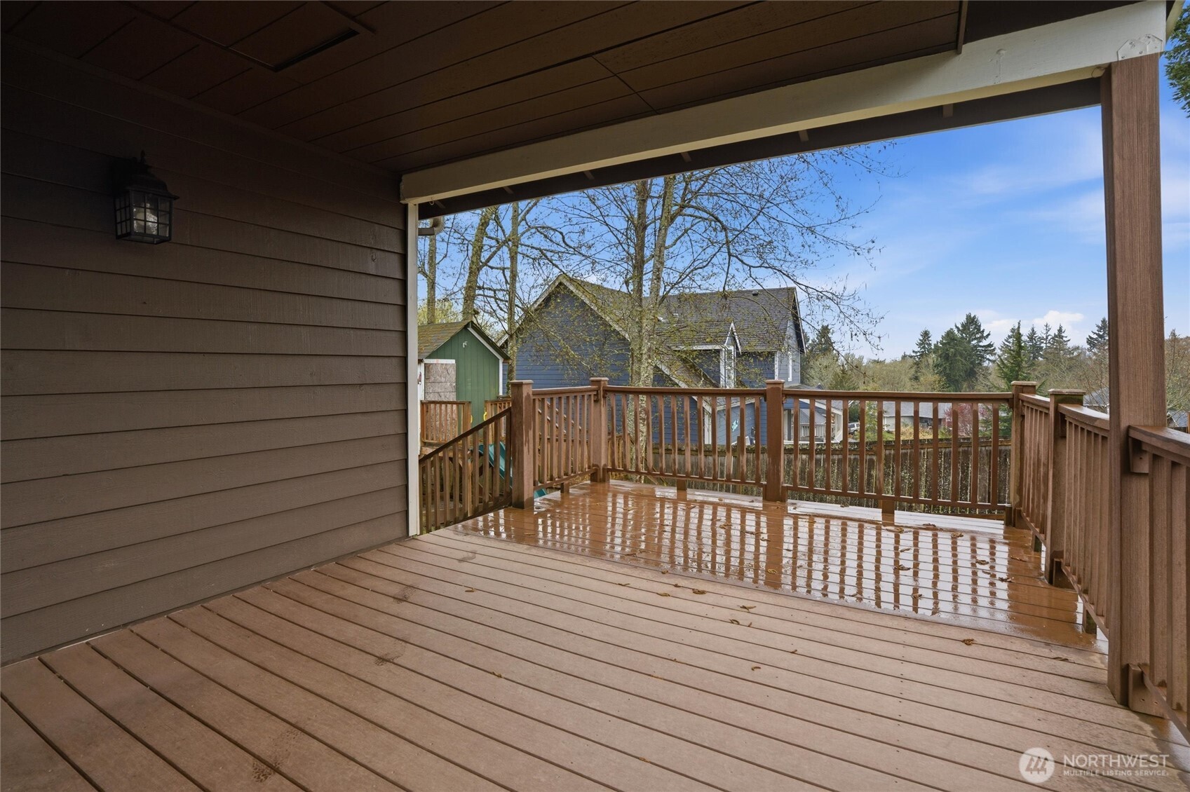 19855 Stavanger Loop Northeast Poulsbo, WA 98370 - Photo 33 of 37 a view of a wooden deck