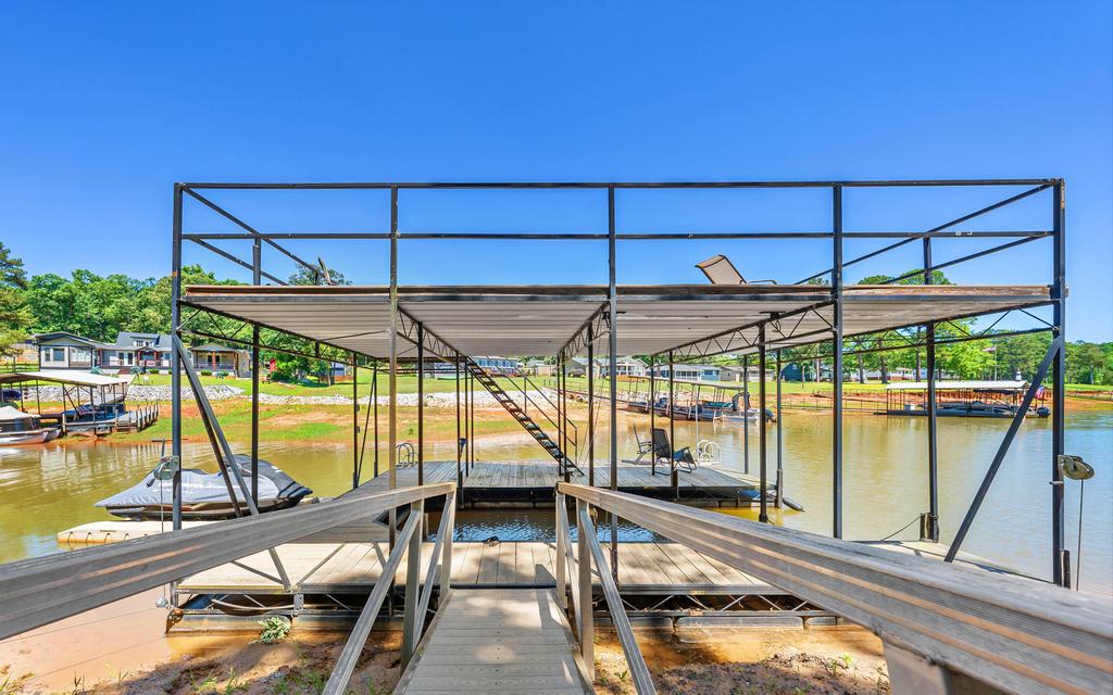 217 Maret Road Townville, SC 29689 - Photo 2 of 35 Party one slip dock provides direct access to serene Lake Hartwell.