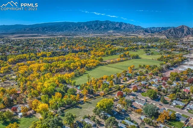 a view of a city with an ocean