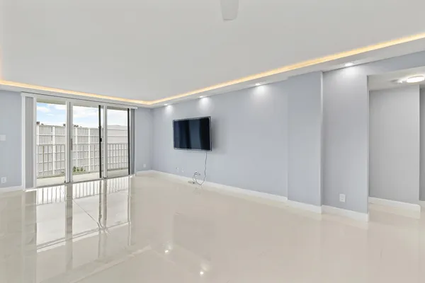 a view of an empty room