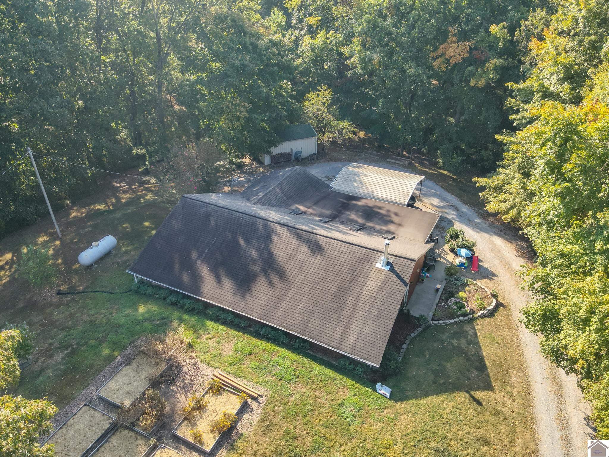 543 Temple Hill Road Almo, KY 42020 - Photo 7 of 40 Aerial