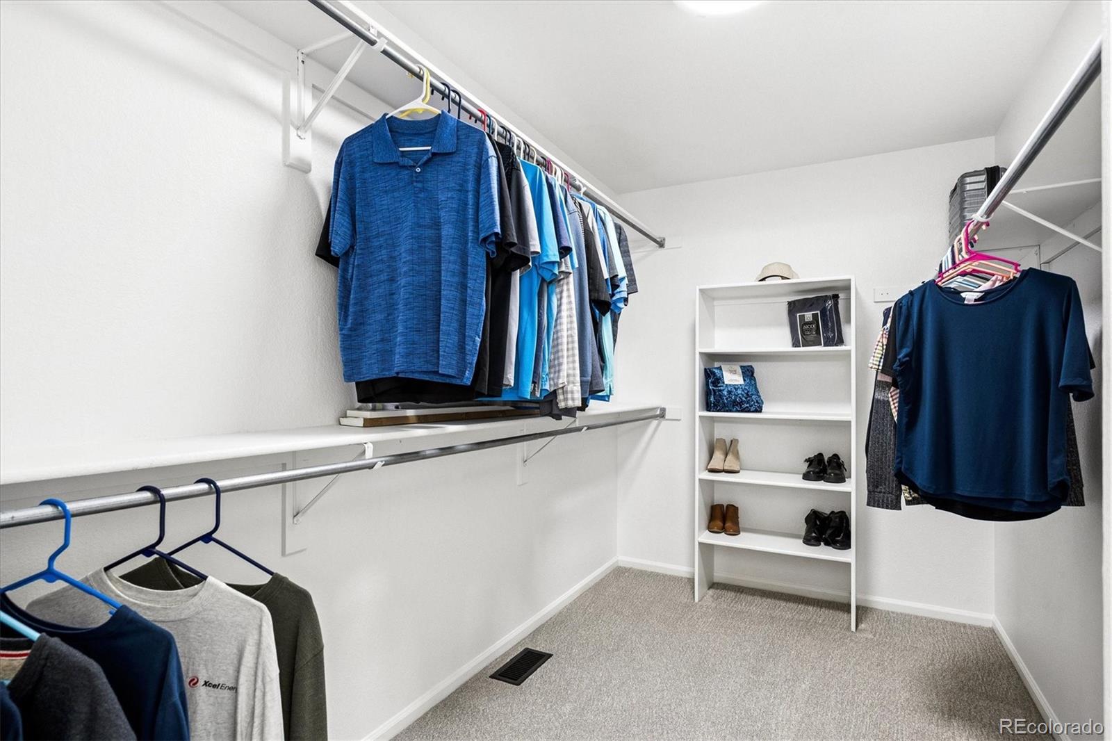4143 South Deframe Court Morrison, CO 80465 - Photo 33 of 48 a view of walk in closet with clothes and shoes