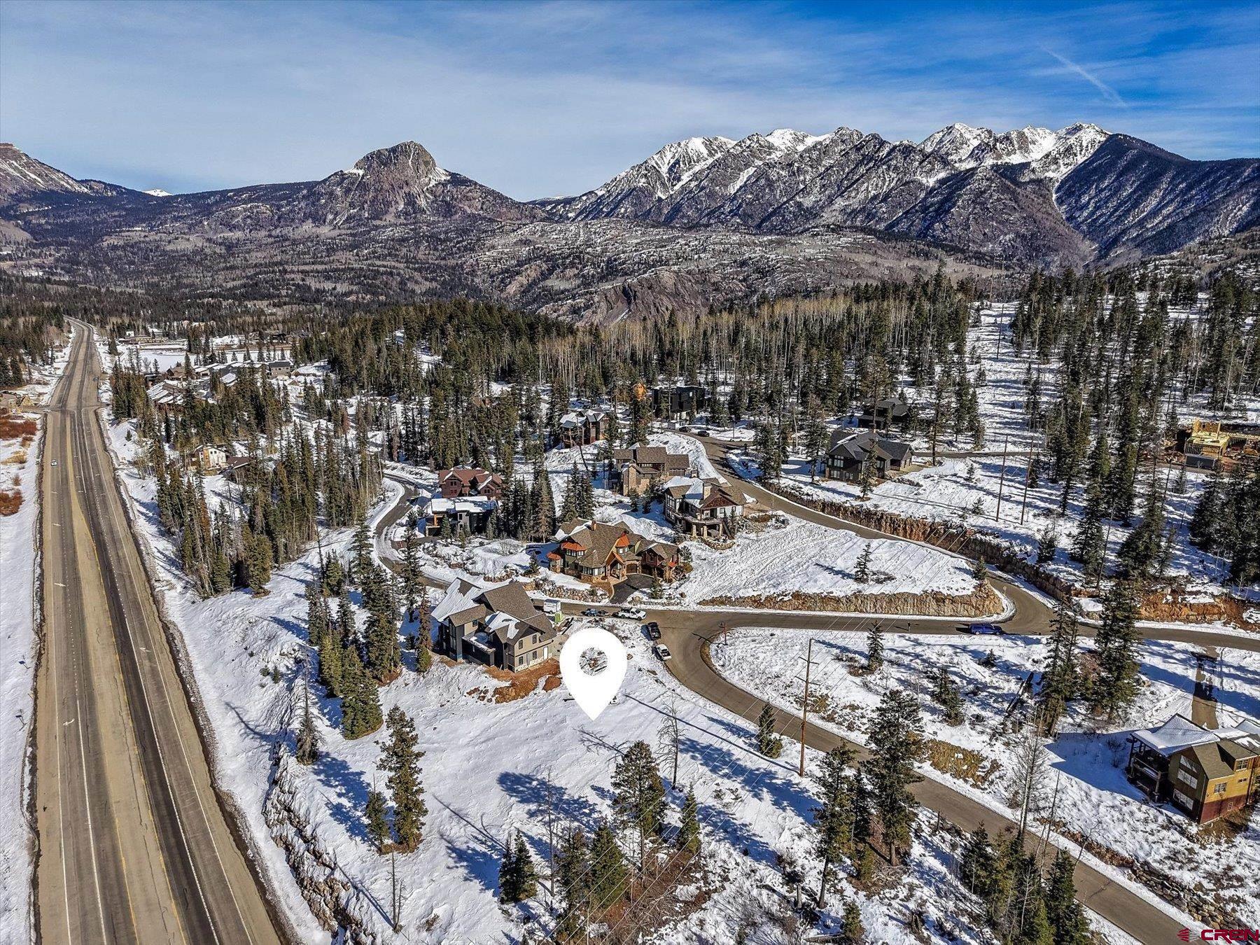 85 Vermillion Drive Durango, CO 81301 - Photo 9 of 21 a view of swimming pool with outdoor seating and mountain view in back