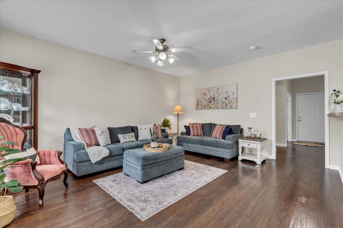 4015 Clinton Lane Spring Hill, TN 37174 - Photo 28 of 40 a living room with furniture and wooden floor
