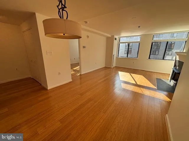 a kitchen with a stove and a microwave