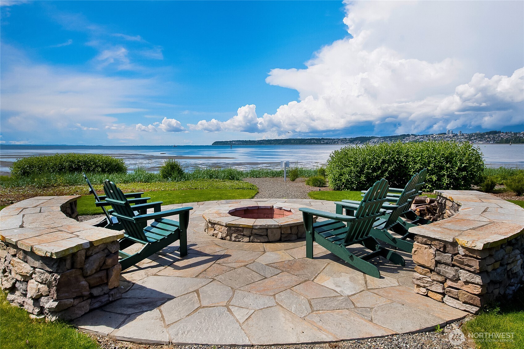 9525 Semiahmoo Parkway, Unit A204 Blaine, WA 98230 - Photo 30 of 37 a view of a chairs and table in patio
