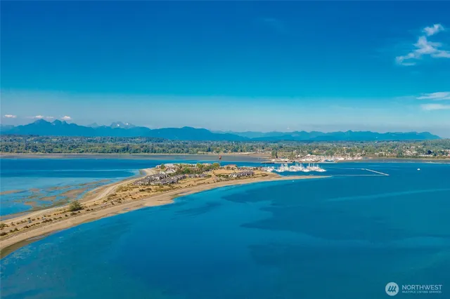 a view of an ocean and beach