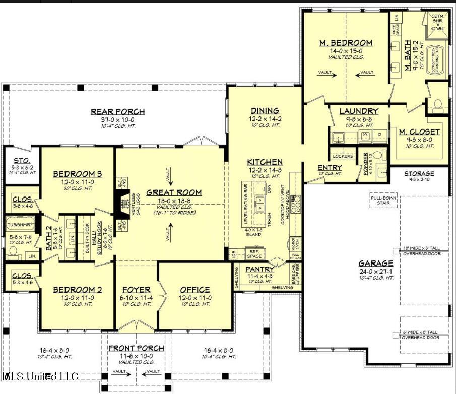 4181 Longleaf Lane Saucier, MS 39574 - Photo 41 of 41 Floor Plan