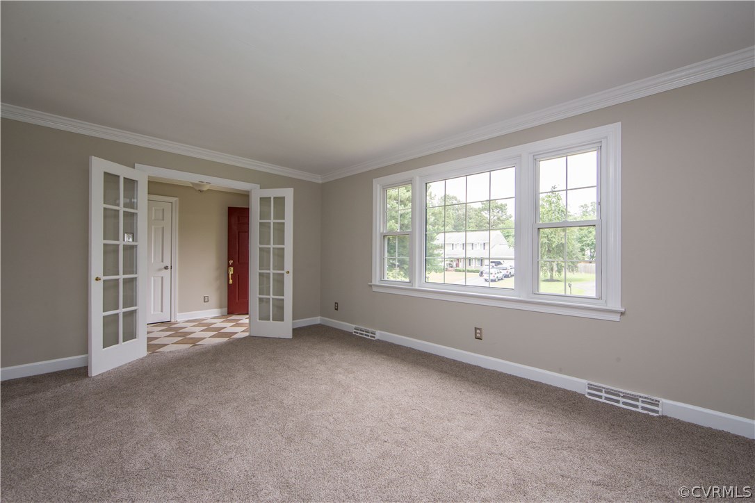 4511 Crossgate Road Chester, VA 23831 - Photo 3 of 21 The French doors highlight the entrance leading fr