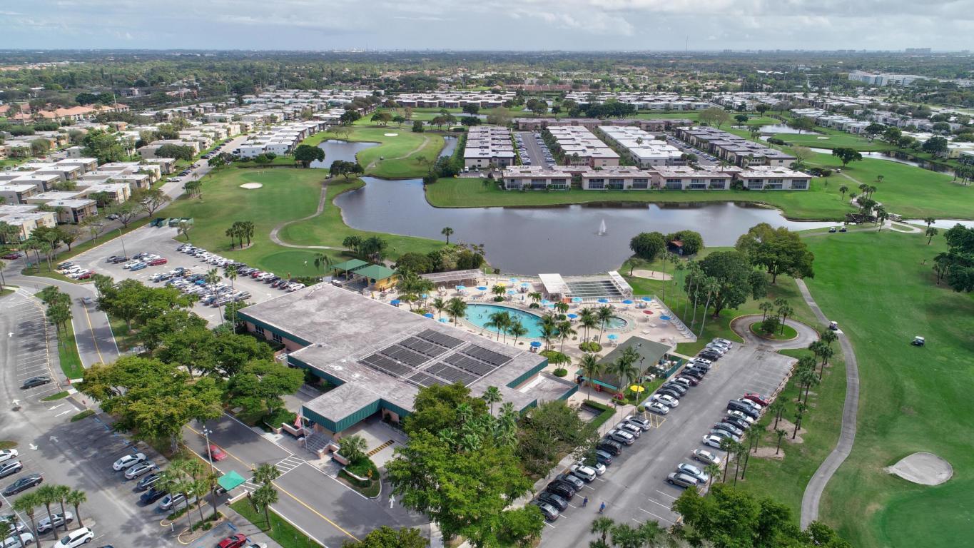 433 Flanders I Delray Beach, FL 33484 - Photo 49 of 60 aerial club pool