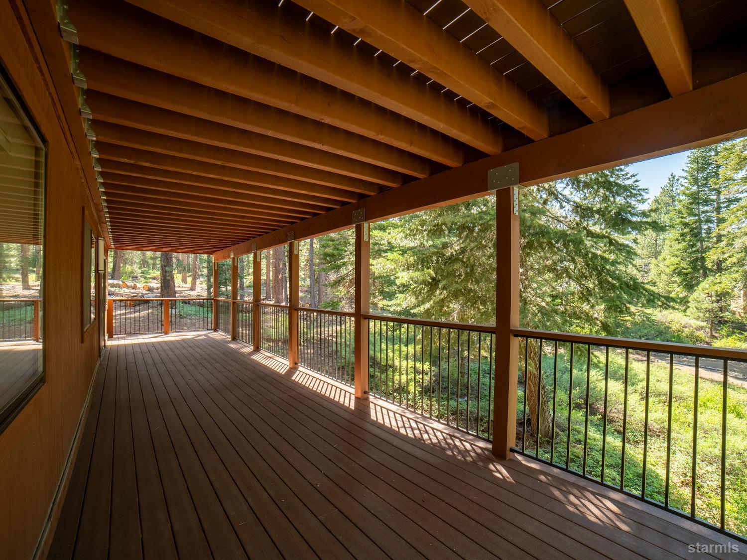 214 Uplands Way South Lake Tahoe, CA 96150 - Photo 21 of 27 a view of balcony with wooden floor