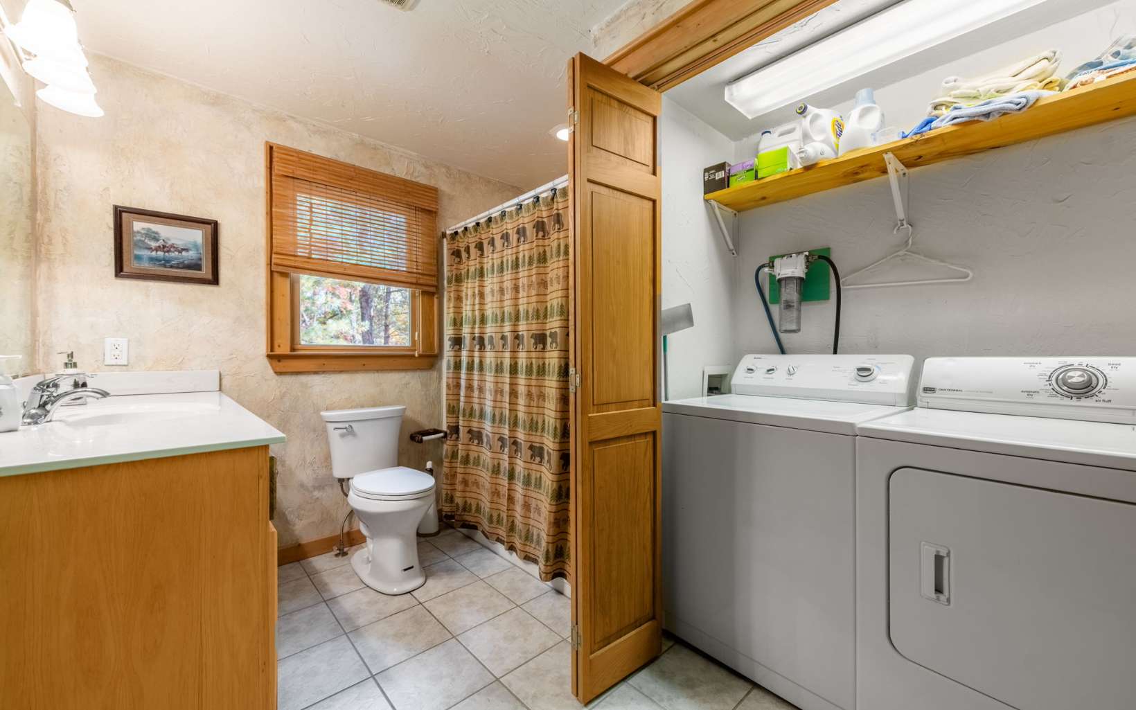 367 Linwood Drive Blue Ridge, GA 30513 - Photo 21 of 56 a bathroom with a sink toilet and shower