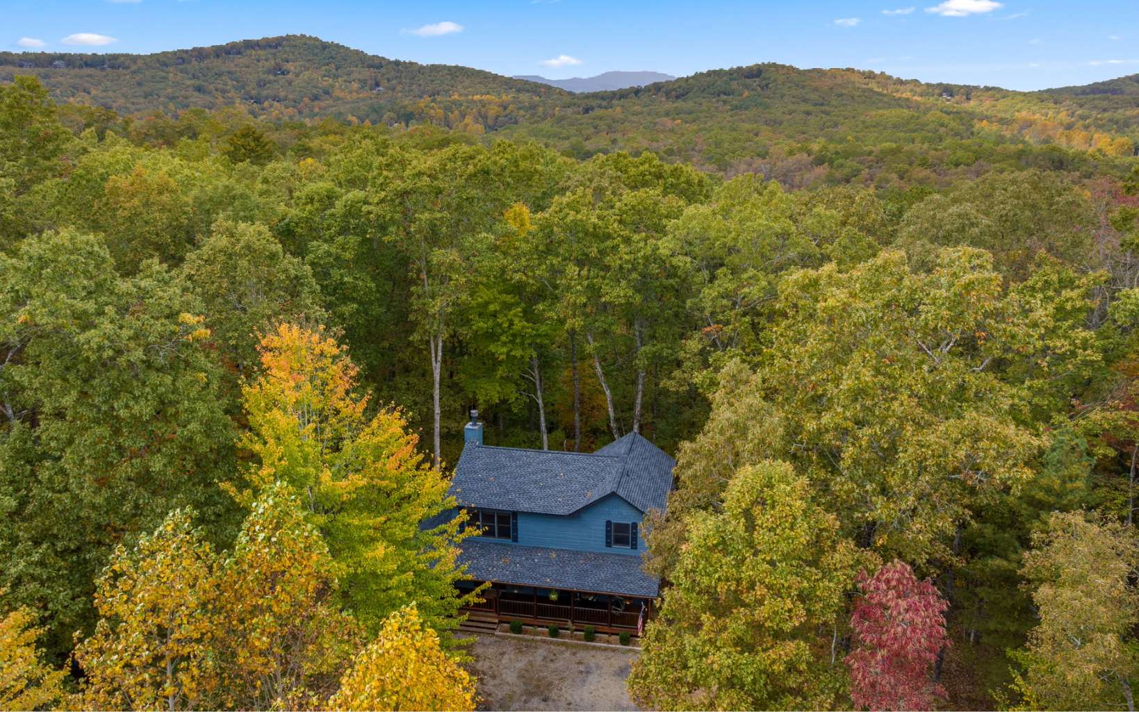 367 Linwood Drive Blue Ridge, GA 30513 - Photo 51 of 56 a view of a house with a mountain
