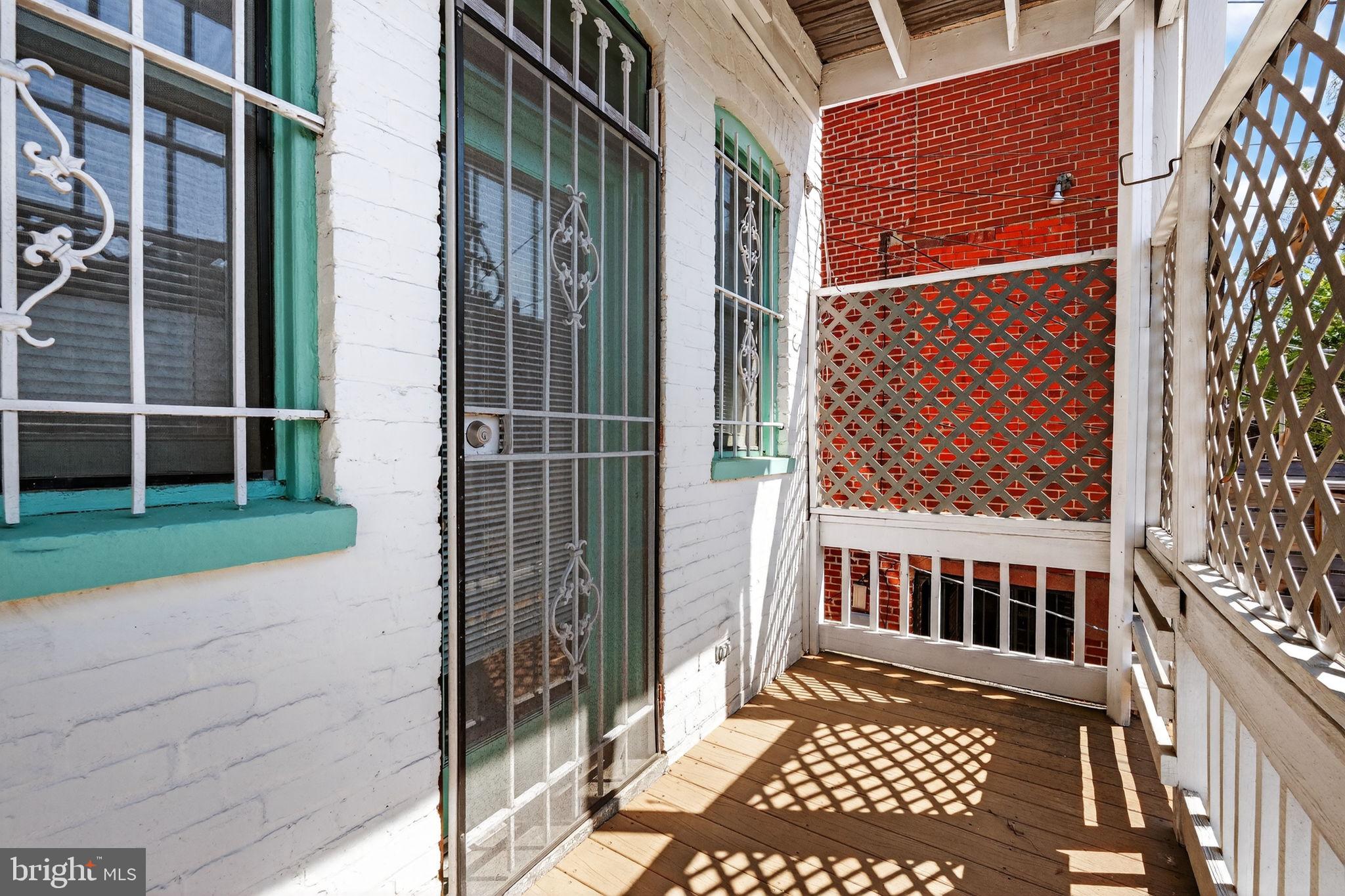 1944 Calvert Street Northwest Washington, DC 20009 - Photo 58 of 85 Deck off master bedroom unit 2