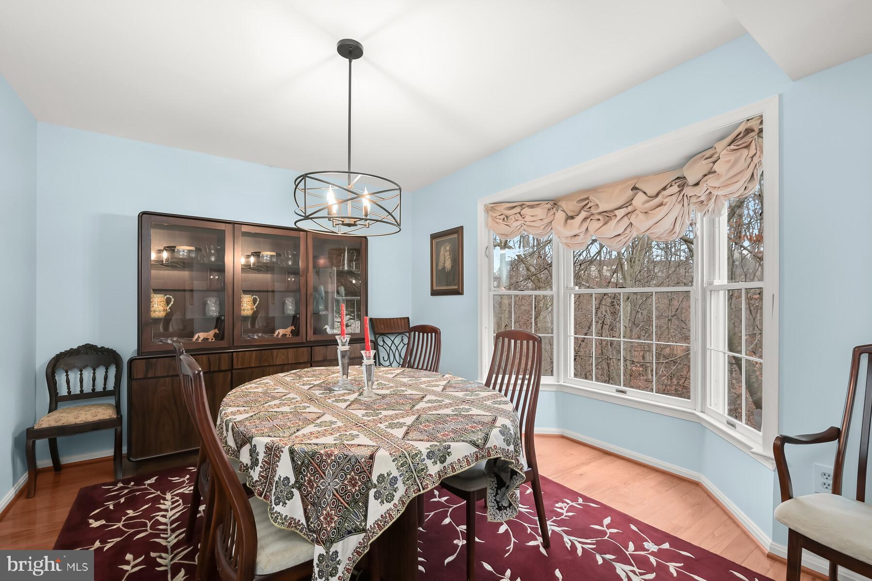 8522 Autumn Rust Road Ellicott City, MD 21043 - Photo 11 of 39 Dining Room with bay window