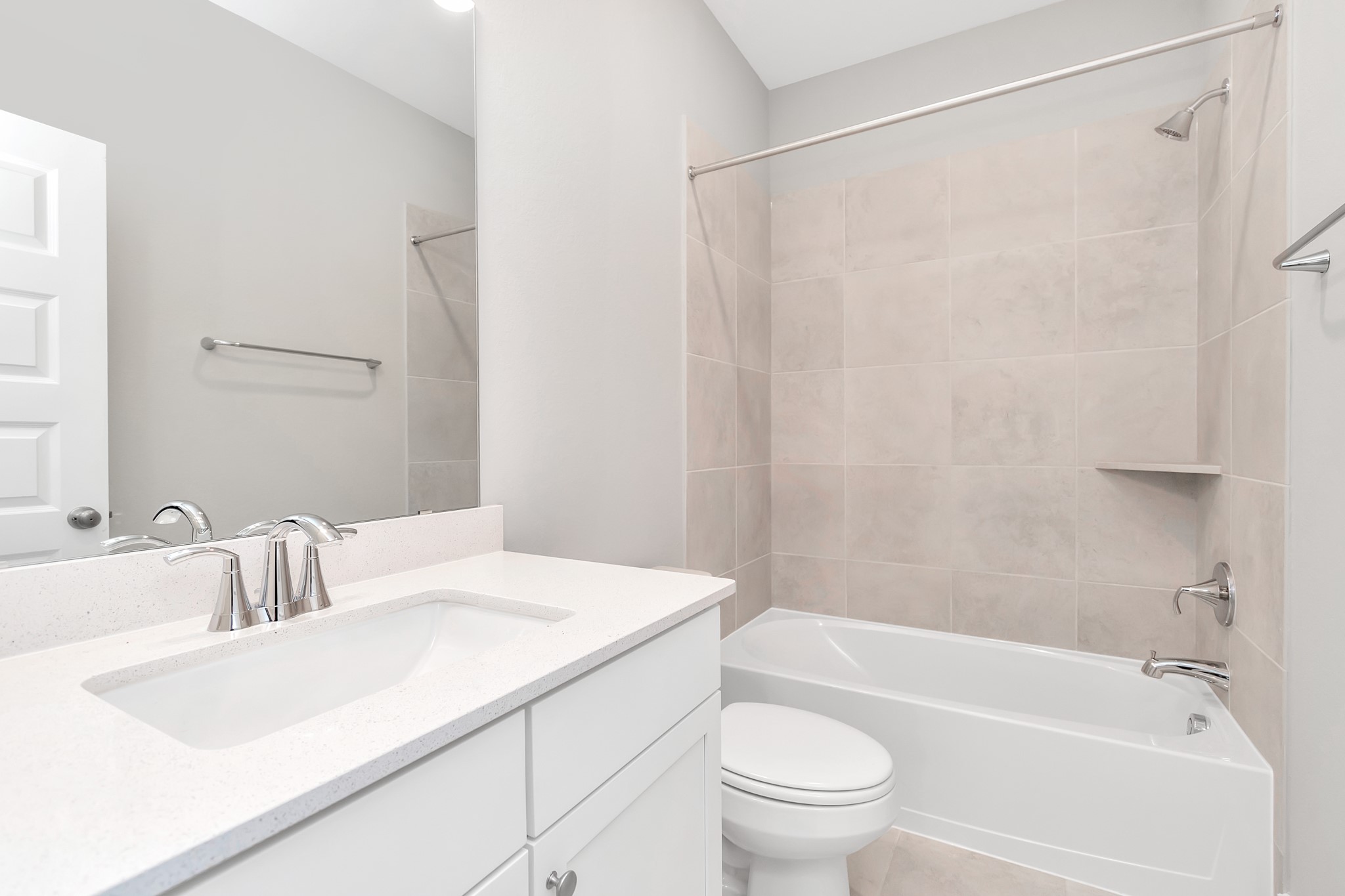 2717 Ruhman Flds Drive Houston, TX 77008 - Photo 22 of 43 a bathroom with a sink toilet and shower