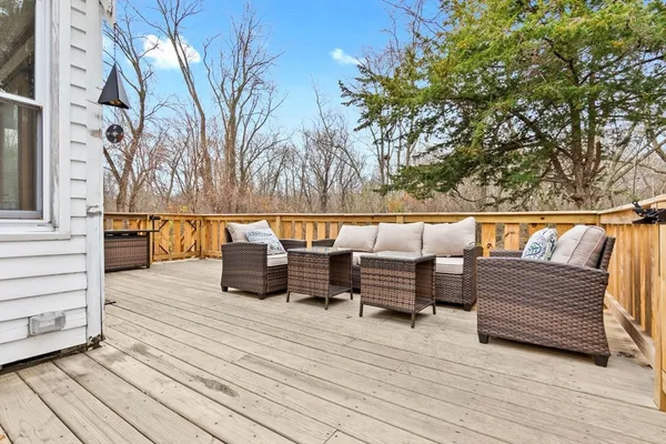 a view of outdoor space with seating space