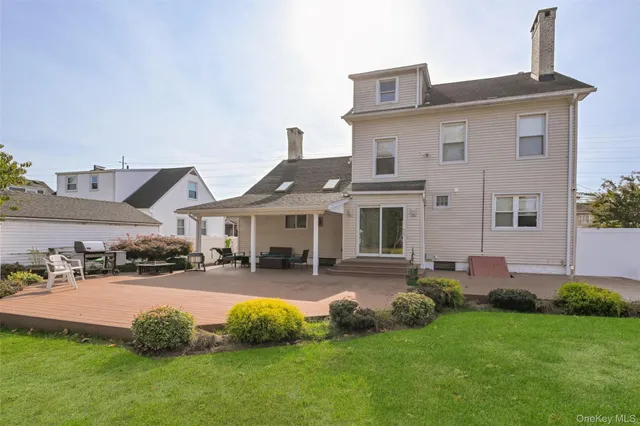 a view of a house with a patio