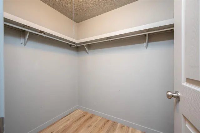 a view of a room with rack on the wall