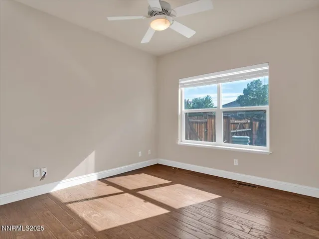 a backyard of a house