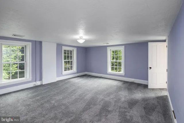 a room with gym equipment