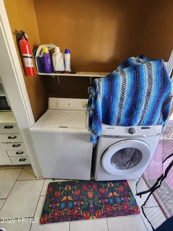 a view of washer and dryer