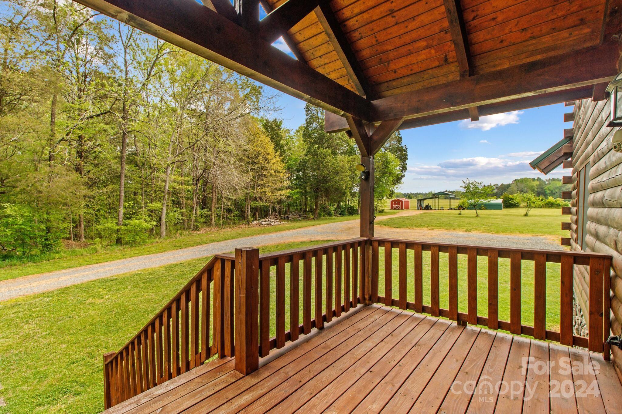1615 Barger Road Salisbury, NC 28146 - Photo 6 of 48 a view of balcony with wooden floor