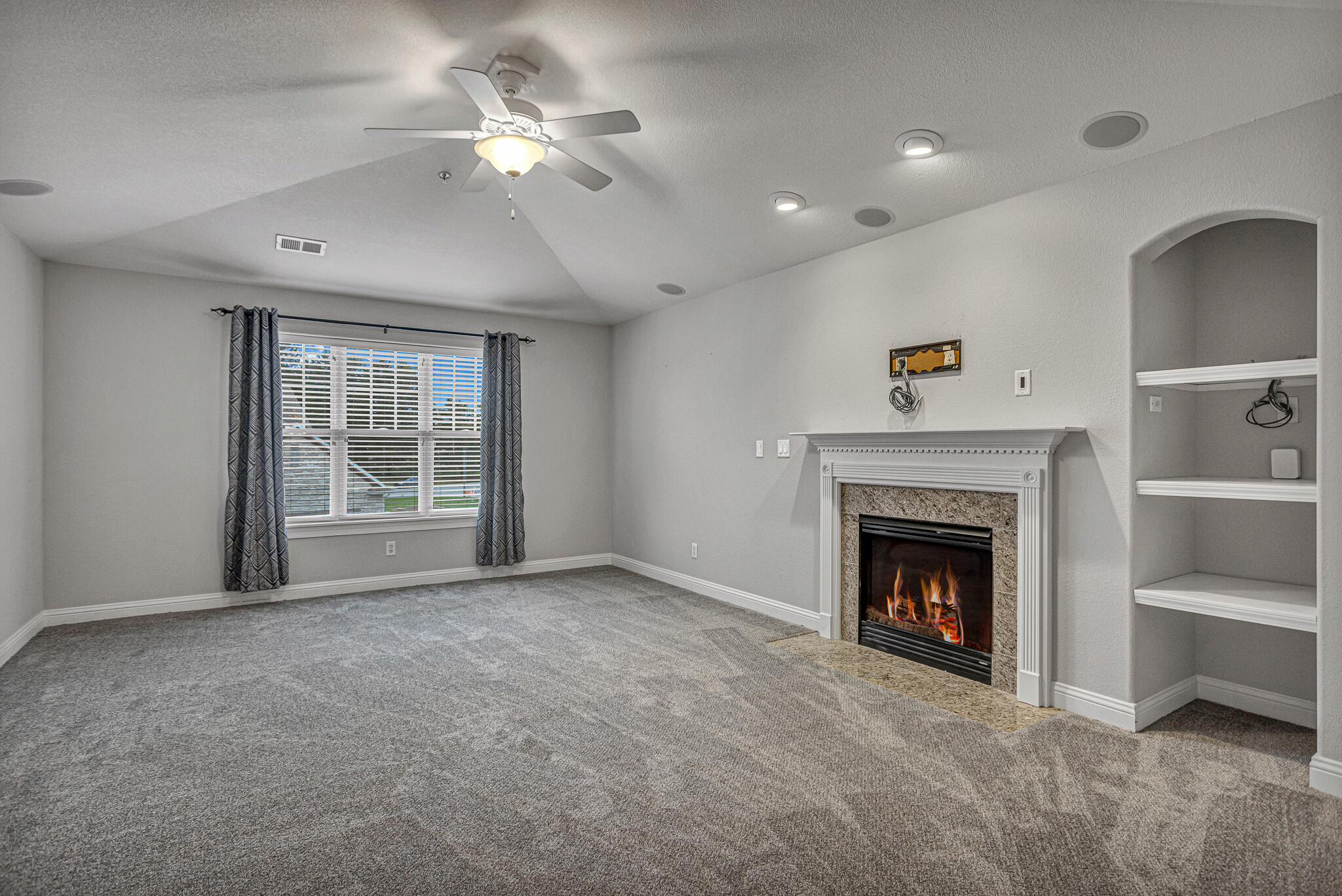 4666 Sagewood Circle, Unit 3 Pleasant Prairie, WI 53158 - Photo 8 of 41 Den with Gas Fireplace