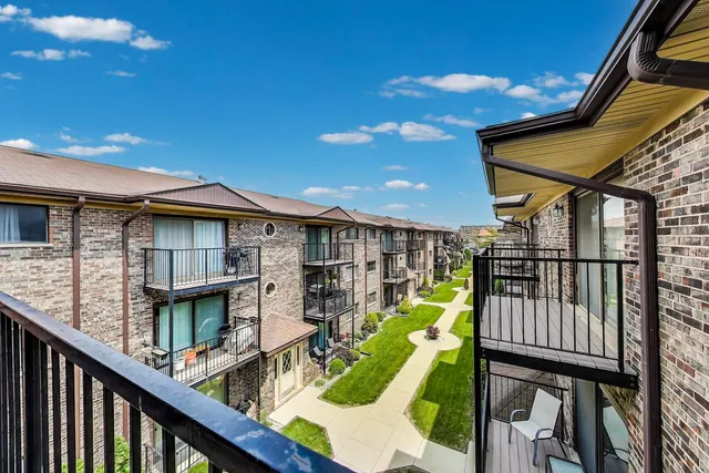 a view of a roof deck