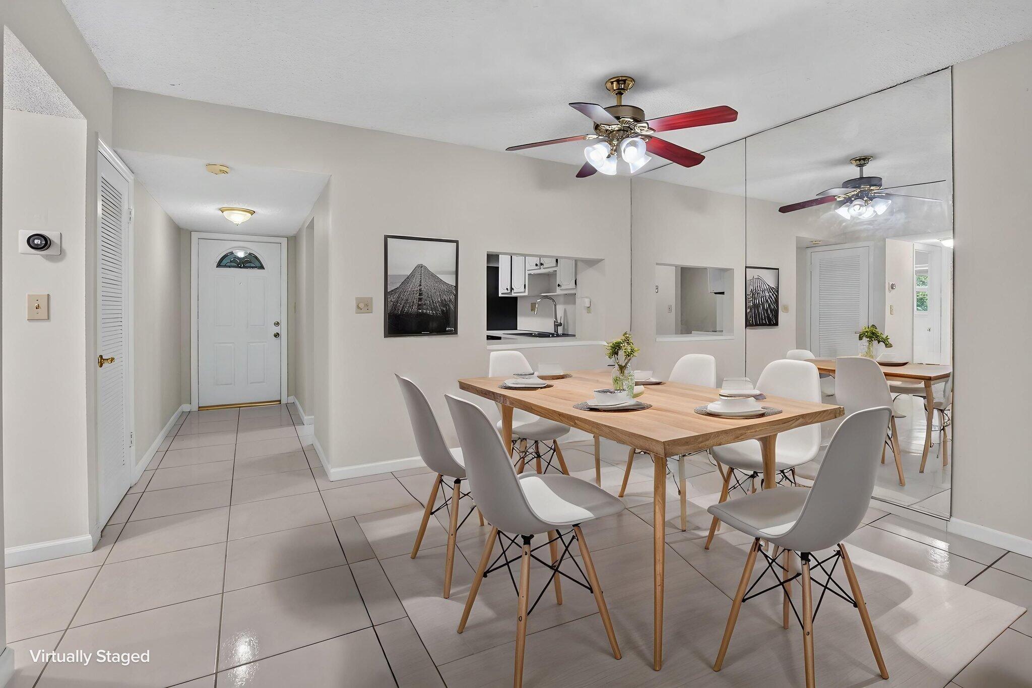 9826 Marina Boulevard, Unit 1029 Boca Raton, FL 33428 - Photo 12 of 34 Dining Area Staged