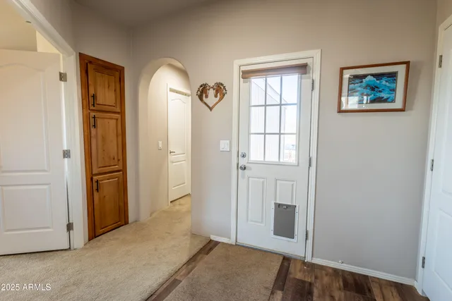 a workspace with furniture