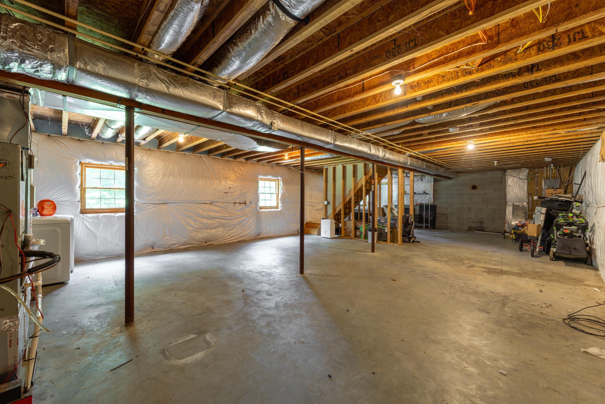 4771 South Blue Ridge Turnpike Rochelle, VA 22738 - Photo 24 of 38 Spacious unfinished basement w/ laundry