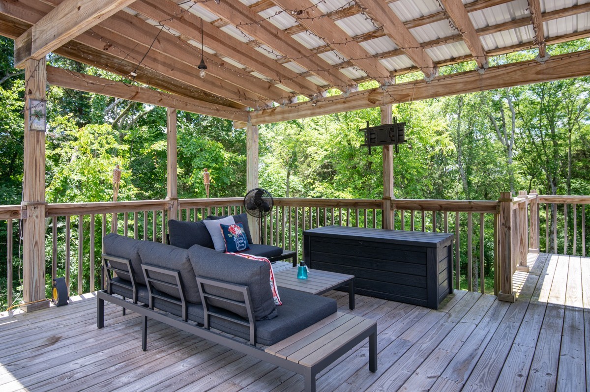1555 Heller Ridge Spring Hill, TN 37174 - Photo 32 of 50 a view of a two chairs in the deck