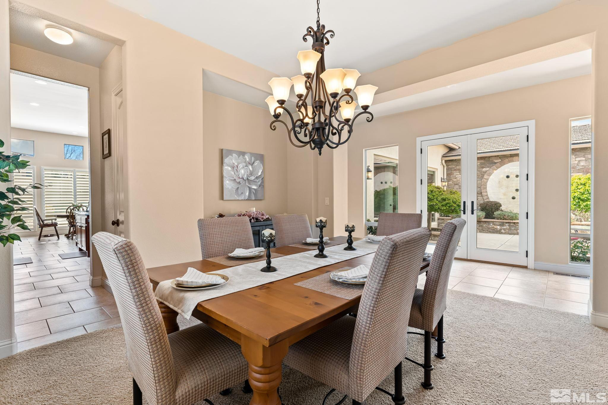 13395 Damonte View Lane Reno, NV 89511 - Photo 19 of 40 a view of a dining room and livingroom view