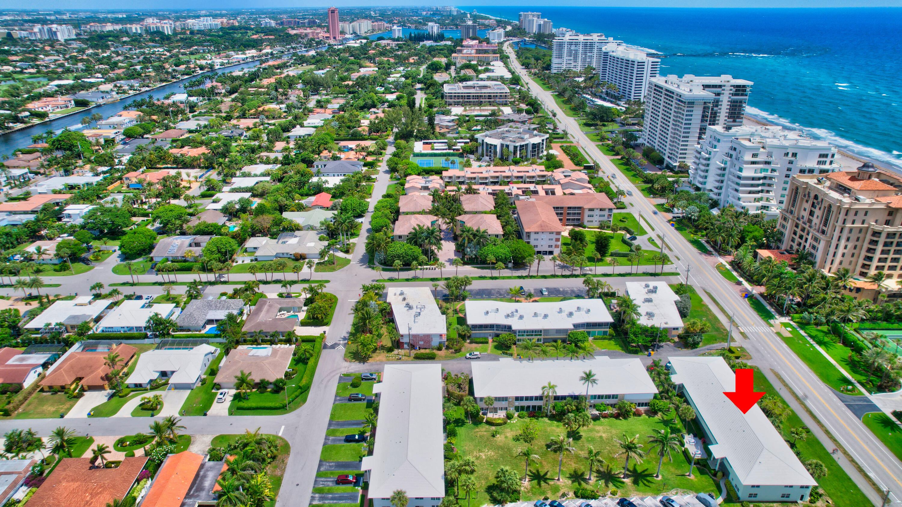 2561 South Ocean Boulevard, Unit 3 Boca Raton, FL 33432 - Photo 39 of 47 Aerial View North