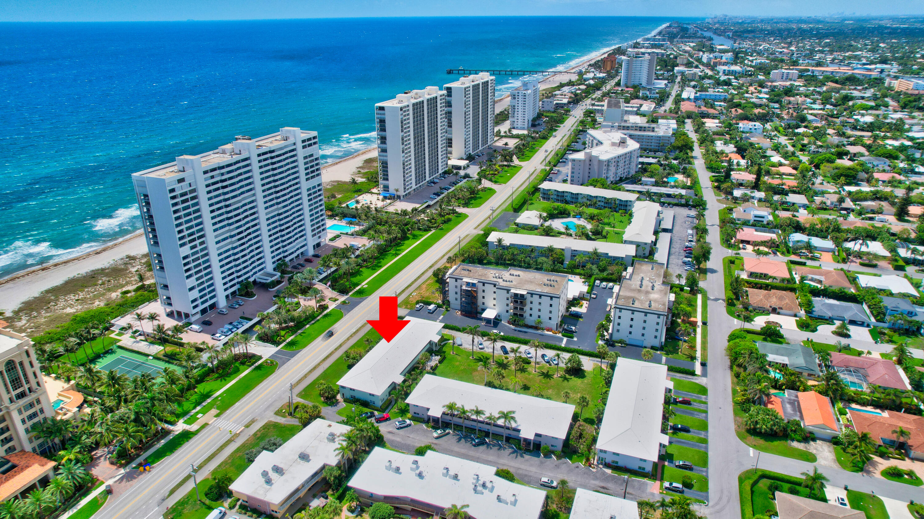 2561 South Ocean Boulevard, Unit 3 Boca Raton, FL 33432 - Photo 46 of 47 Aerial View SE 1