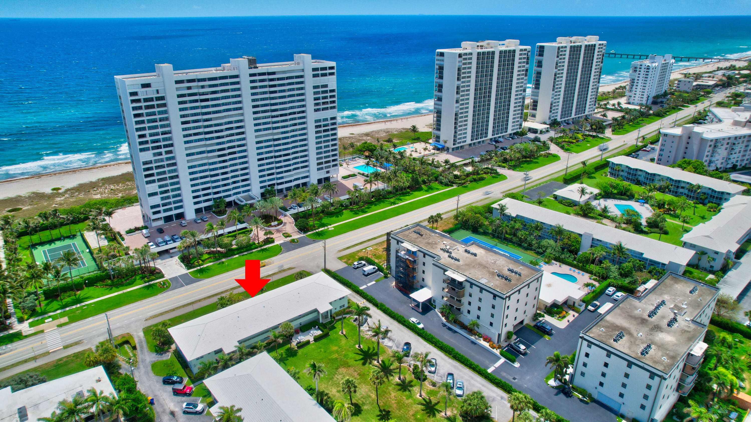 2561 South Ocean Boulevard, Unit 3 Boca Raton, FL 33432 - Photo 47 of 47 Aerial View SE 2