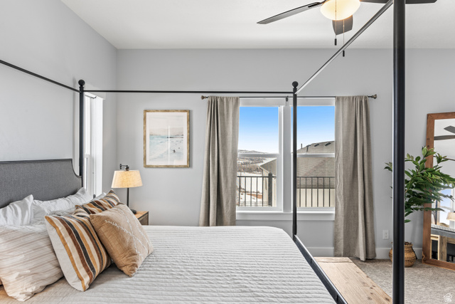 1343 North Trapper Loop Garden City, UT 84028 - Photo 17 of 56 Bedroom with ceiling fan