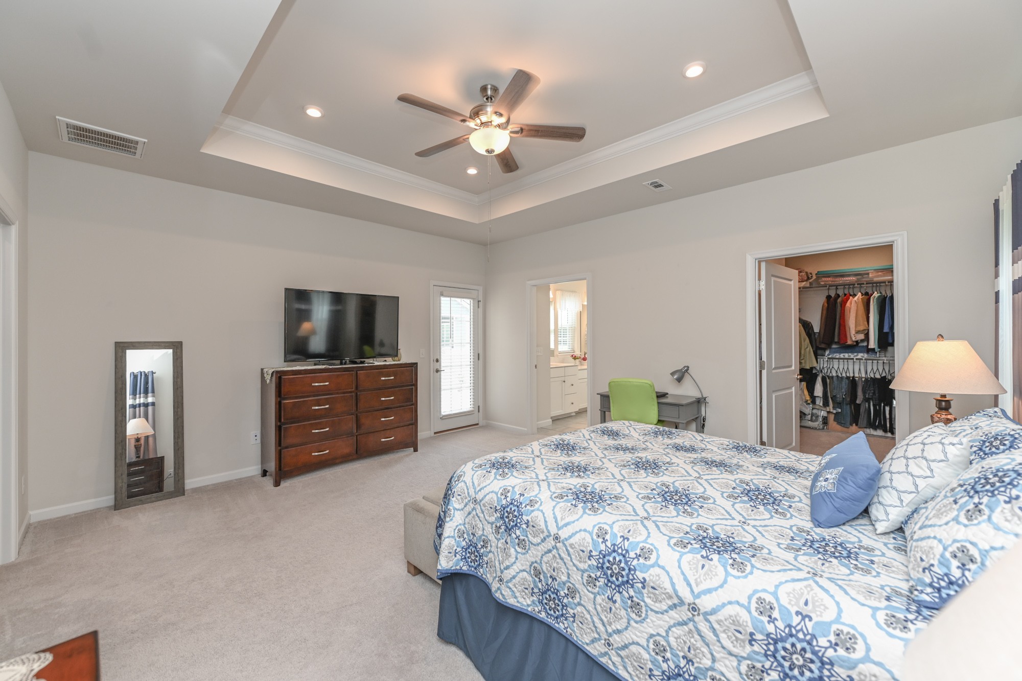 2907 Kellner Drive Murfreesboro, TN 37128 - Photo 17 of 33 a bedroom with a bed and a flat screen tv