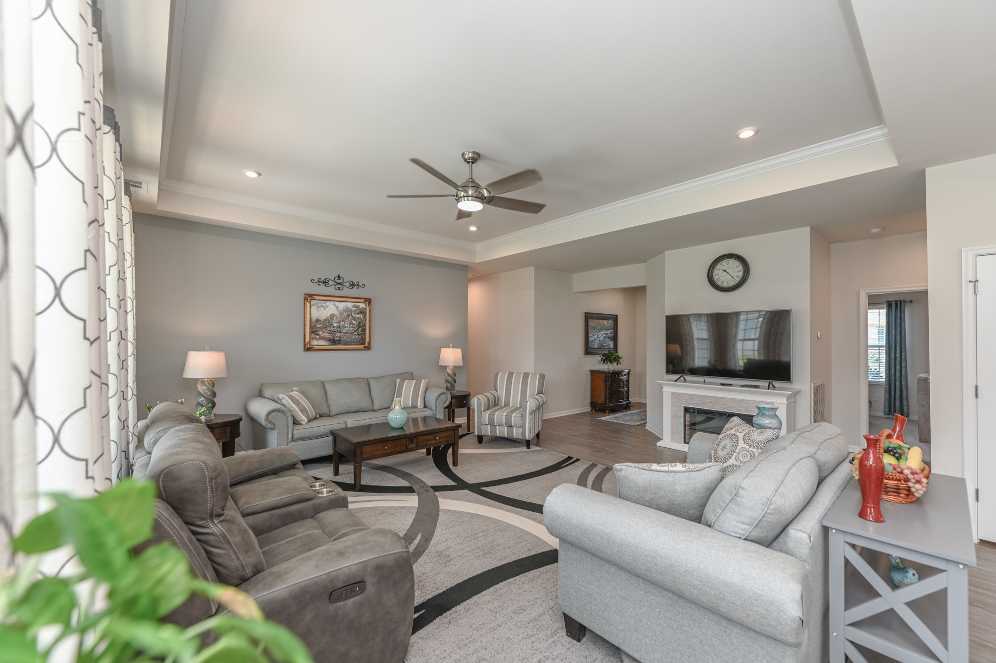 2907 Kellner Drive Murfreesboro, TN 37128 - Photo 7 of 33 a living room with furniture and a flat screen tv