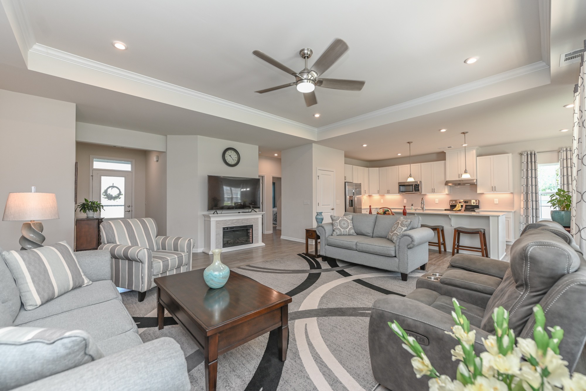 2907 Kellner Drive Murfreesboro, TN 37128 - Photo 8 of 33 a living room with furniture and view of kitchen