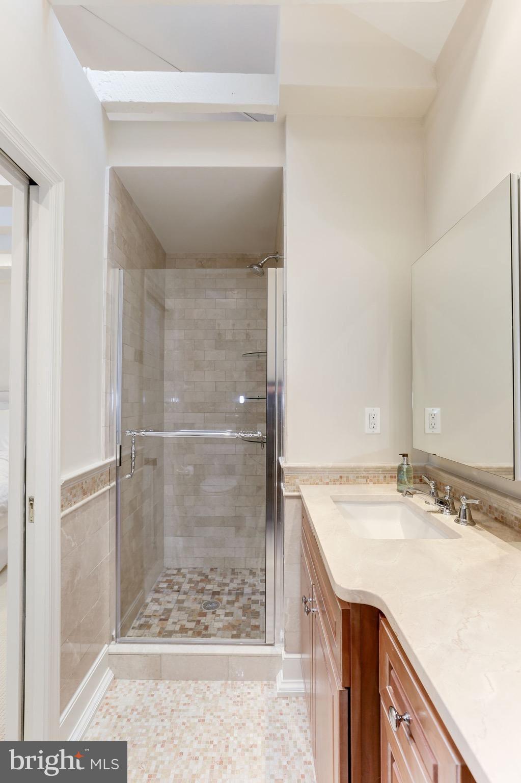 3522 P Street Northwest Washington, DC 20007 - Photo 14 of 30 Marble bathrooms