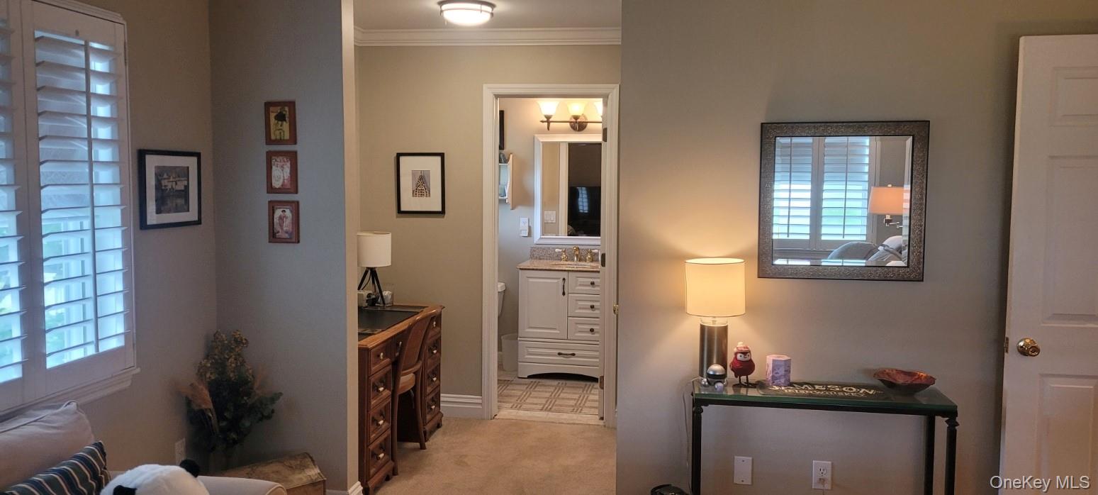 312 Riley Avenue Calverton, NY 11933 - Photo 13 of 30 Primary Bedroom Study, a Full en Suite, and Walk-in closet