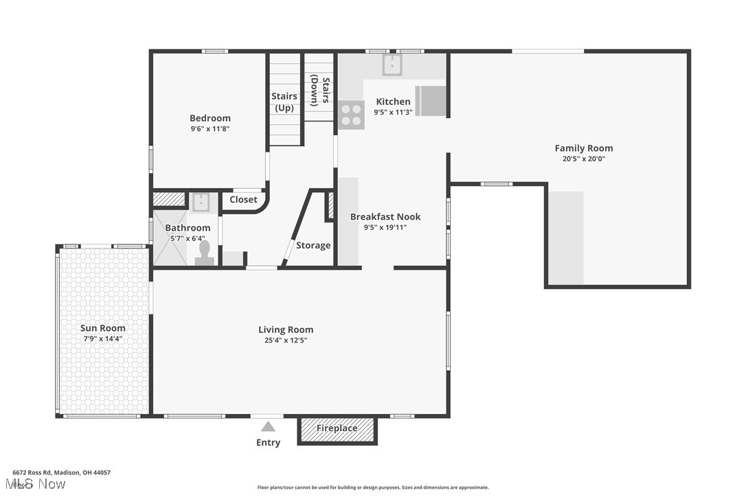 6672 Ross Road Madison, OH 44057 - Photo 50 of 50 Floor plan