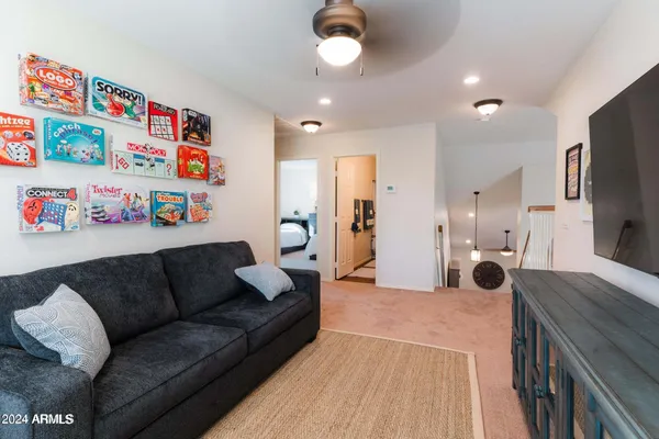 a en suite bathroom with a toilet