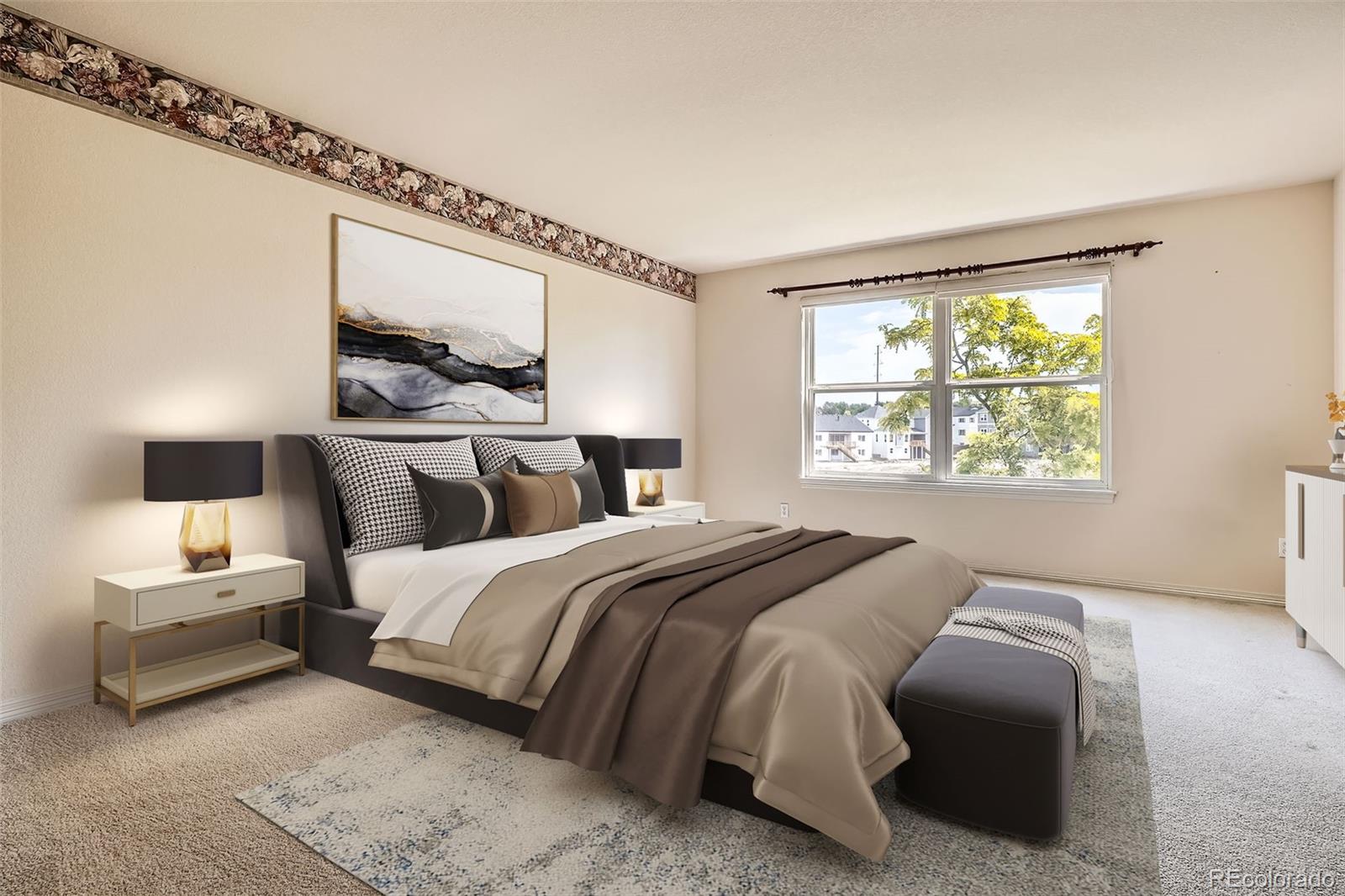 2561 Cactus Bluff Place Highlands Ranch, CO 80129 - Photo 16 of 33 a bedroom with a bed and a window