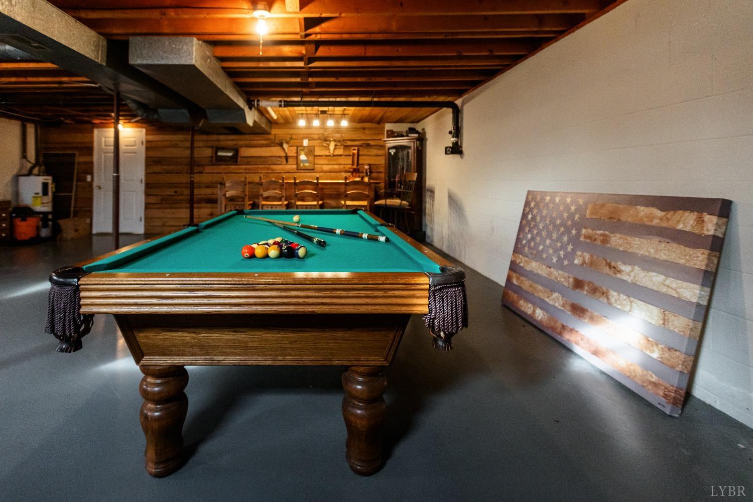 10769 Oakville Road Gladstone, VA 24553 - Photo 25 of 35 a room with pool table and windows