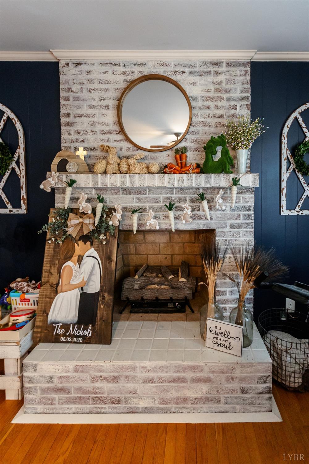 10769 Oakville Road Gladstone, VA 24553 - Photo 7 of 35 a bathroom with a sink and a mirror