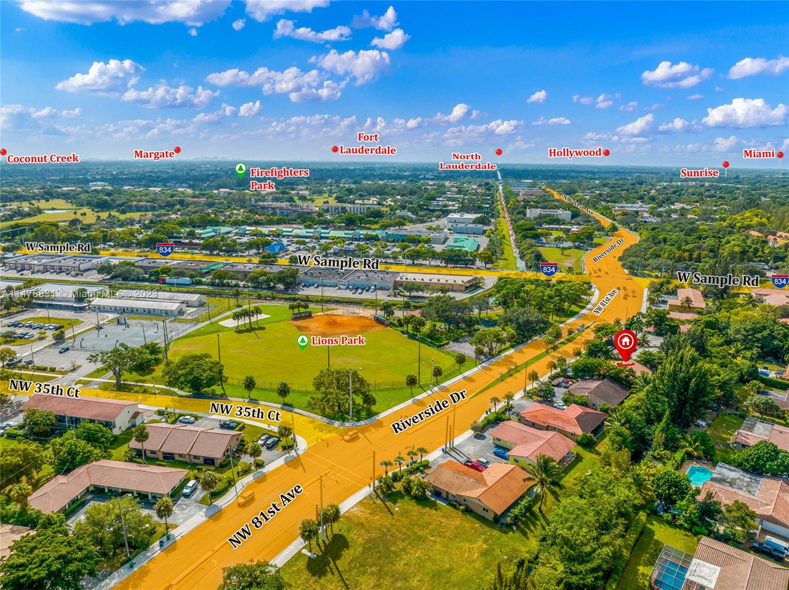 3504 Riverside Drive Coral Springs, FL 33065 - Photo 29 of 33 a view of swimming pool